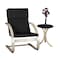 Regency Seating > Side & Guest > Bentwood Lounge Chairs, Natural Seat, Black Back, 27 W 28 L 39.5 H 2000NTBK - alternate 5
